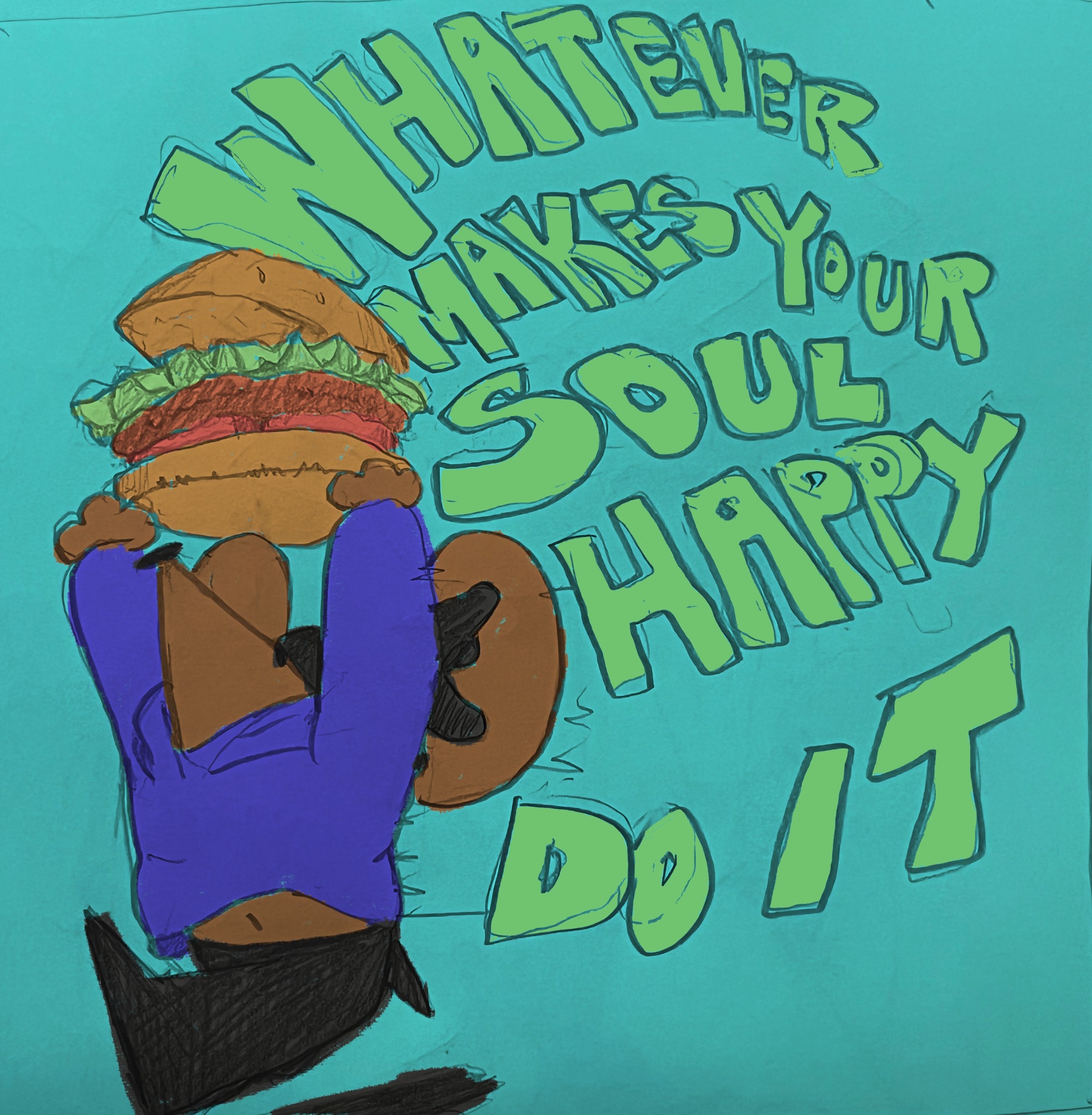 Oatis What Makes Your Soul Happy mural concept