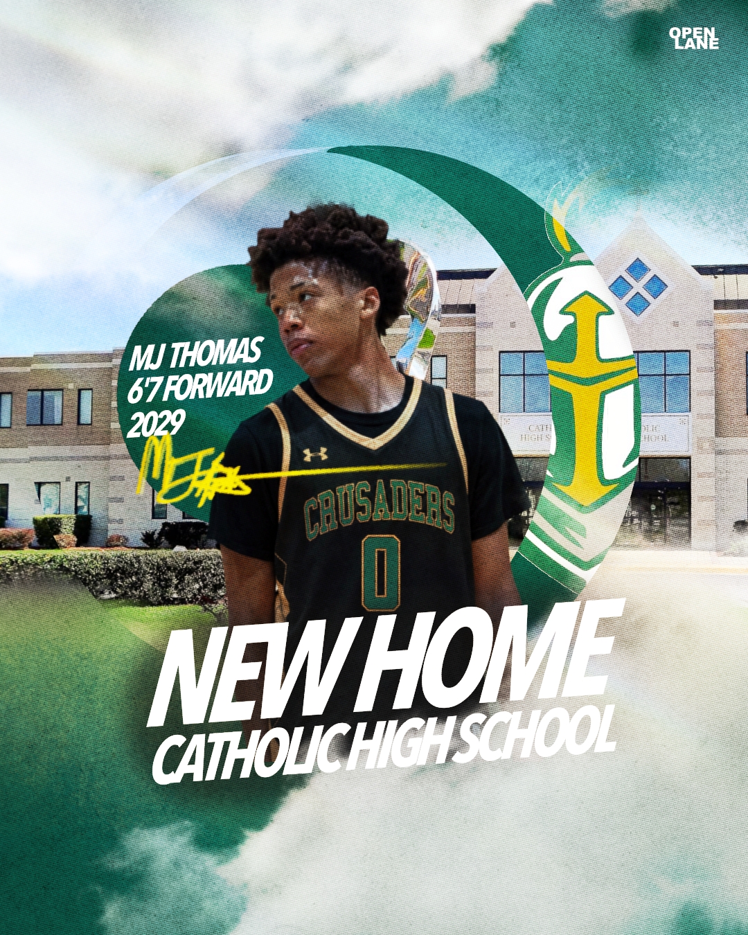 Open Lane New Home athlete announcement