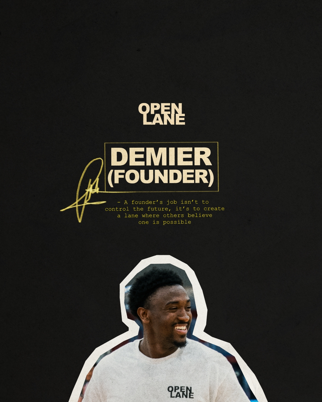 Open Lane Welcome Demier founder announcement